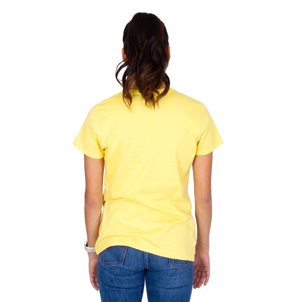 Ducks Spirit, McKenzie SewOn, Yellow, Crew Neck, Cotton, Women, Ideal, T-Shirt, 941497